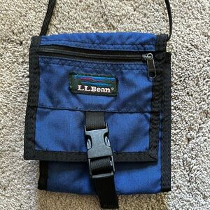 L.L. Bean Passport Wallet Traveler Pouch with Crossbody Strap and Belt Loops
